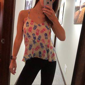 Free-bird— Medium—Pineapple 🍍 Cami—Like New